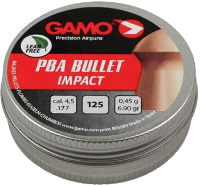 Купити кулі й патрони Gamo PBA Bullet 4.5 mm 0.45 g 125 pcs за ціною від 343 грн.