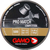 Купить кулі й патрони Gamo Pro Match 4.5 mm 0.49 g 500 pcs: цена от 225 грн.