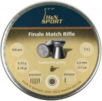 Купити кулі й патрони Haendler & Natermann Finale Match 4.49 mm 0.53 g 500 pcs  за ціною від 620 грн.