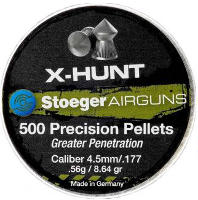 Купити кулі й патрони Stoeger X-Hunter Point 4.5 mm 0.56 g 500 pcs за ціною від 378 грн.