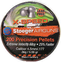 Купити кулі й патрони Stoeger X-Speed 4.5 mm 0.36 g 200 pcs за ціною від 493 грн.