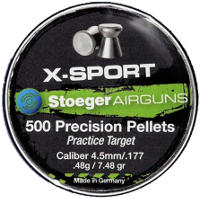 Купить пули и патроны Stoeger X-Sport Flat 4.5 mm 0.48 g 500 pcs  по цене от 230 грн.