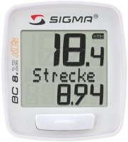Купить велокомпьютер / спидометр Sigma Sport BC 8.12 ATS  по цене от 842 грн.