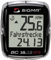 Купить велокомпьютер / спидометр Sigma Sport BC 16.12 STS  по цене от 1601 грн.