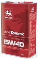 Купити моторне мастило Wolver Super Dynamic 15W-40 4L  за ціною від 706 грн.