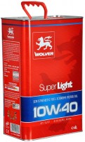 Купити моторне мастило Wolver Super Light 10W-40 4L  за ціною від 699 грн.