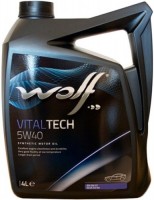 Купити моторне мастило WOLF Vitaltech 5W-40 4L  за ціною від 918 грн.