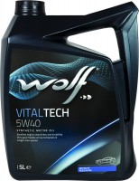 Купити моторне мастило WOLF Vitaltech 5W-40 5L  за ціною від 1230 грн.