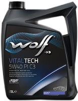 Купить моторное масло WOLF Vitaltech 5W-40 PI C3 5L  по цене от 1309 грн.