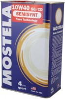 Купити моторне мастило Mostela Semisynt 10W-40 4L за ціною від 861 грн.