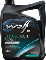 Купить моторне мастило WOLF Officialtech 5W-30 LL-III 5L: цена от 1629 грн.