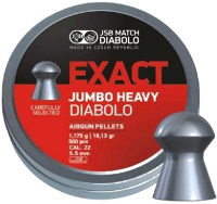 Купить пули и патроны JSB Diabolo Exact Jumbo Heavy 5.52 mm 1.17 g 250 pcs  по цене от 416 грн.