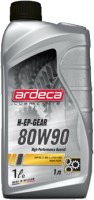 Купити трансмісійне мастило Ardeca H-EP Gear 80W-90 1L  за ціною від 373 грн.