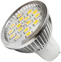 Купити лампочка Brille LED GU10 6.4W 16 pcs CW MR16 CCD (L3-006) за ціною від 470 грн.