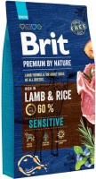 Купить корм для собак Brit Premium Sensitive Lamb 8 kg  по цене от 1155 грн.