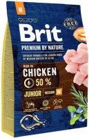 Купить корм для собак Brit Premium Junior M 3 kg  по цене от 410 грн.