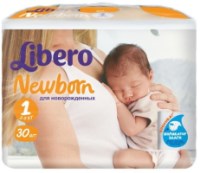 Купити підгузки Libero Newborn 1 (/ 30 pcs) за ціною від 189 грн.