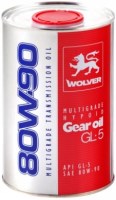 Купить трансмиссионное масло Wolver Multigrade Hypoid Gear Oil GL-5 80W-90 1L  по цене от 250 грн.