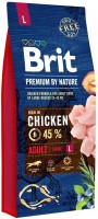 Купити корм для собак Brit Premium Adult L 15 kg  за ціною від 1295 грн.