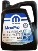 Купить моторное масло Mopar MaxPro 5W-30 5L  по цене от 1834 грн.