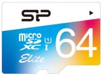 Купити карта пам'яті Silicon Power Elite Color microSD UHS-1 Class 10 (Elite Color microSDXC UHS-1 Class 10 64Gb) за ціною від 292 грн.