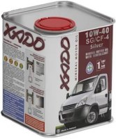 Купить моторное масло XADO Atomic Oil 10W-40 SG/CF-4 Silver 1L  по цене от 294 грн.