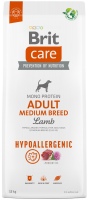 Купити корм для собак Brit Care Hypoallergenic Adult Medium Breed Lamb 12 kg  за ціною від 2450 грн.