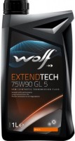 Купить трансмиссионное масло WOLF Extendtech 75W-90 GL5 1L  по цене от 314 грн.
