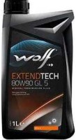Купить трансмиссионное масло WOLF Extendtech 80W-90 GL5 1L  по цене от 300 грн.