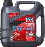 Купити моторне мастило Liqui Moly Motorbike 4T Synth Street Race 5W-40 4L  за ціною від 2607 грн.