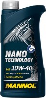 Купить моторное масло Mannol Nano Technology 10W-40 1L  по цене от 419 грн.