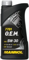 Купить моторное масло Mannol 7701 O.E.M. 5W-30 1L  по цене от 428 грн.