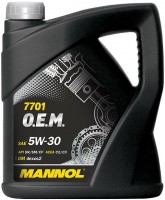 Купити моторне мастило Mannol 7701 O.E.M. 5W-30 4L  за ціною від 570 грн.