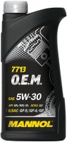 Купить моторное масло Mannol 7713 O.E.M. 5W-30 1L: цена от 392 грн.