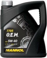 Купить моторное масло Mannol 7705 O.E.M. 5W-40 4L  по цене от 1331 грн.