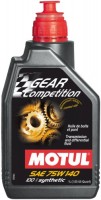 Купить трансмиссионное масло Motul Gear Competition 75W-140 1L  по цене от 1037 грн.