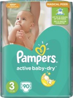 Купить подгузники Pampers Active Baby-Dry 3 (/ 90 pcs) по цене от 629 грн.