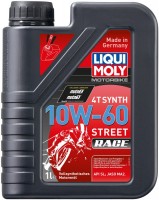 Купить моторное масло Liqui Moly Motorbike 4T Synth Street Race 10W-60 1L  по цене от 750 грн.