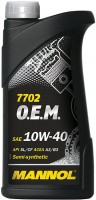 Купить моторное масло Mannol 7702 O.E.M. 10W-40 1L  по цене от 344 грн.