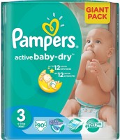 Купить подгузники Pampers Active Baby-Dry 3 по цене от 674 грн.