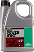 Купити моторне мастило Motorex Power Synt 4T 10W-50 4L  за ціною від 4213 грн.