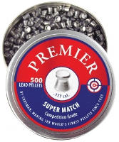Купить кулі й патрони Crosman Premier Super Match 4.5 mm 0.51 g 500 pcs: цена от 378 грн.