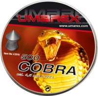 Купить пули и патроны Umarex Cobra 4.5 mm 0.52 g 500 pcs  по цене от 301 грн.