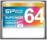 Купить карта памяти Silicon Power Superior CompactFlash 1000X (64Gb) по цене от 2450 грн.