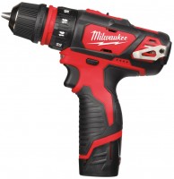 Купити дриль / шурупокрут Milwaukee M12 BDDX-202C  за ціною від 9200 грн.