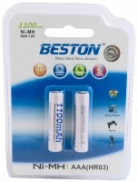 Купити акумулятор / батарейка Beston Ready To Use 2xAAA 1100 mAh  за ціною від 83 грн.