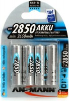 Купить акумулятор / батарейка Ansmann 4xAA 2850 mAh: цена от 899 грн.