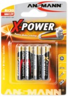 Купить аккумулятор / батарейка Ansmann X-Power 4xAAA  по цене от 95 грн.