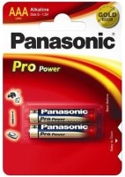 Купити акумулятор / батарейка Panasonic Pro Power 2xAAA  за ціною від 105 грн.