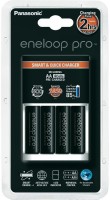 Купити зарядка для акумуляторної батарейки Panasonic Smart-Quick Charger + Eneloop Pro 4xAA 2450 mAh  за ціною від 3166 грн.